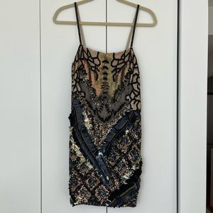 NWT All Saints Dreamcatcher Embellished Dress Size 6